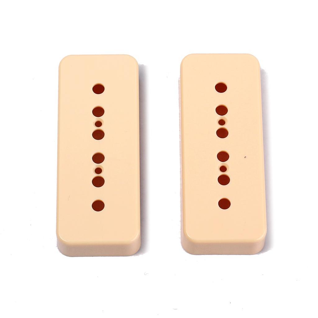 Pack of 2   Humbucker Pickup Cover 50/52mm Pole for P90 Soap Bar Guitar