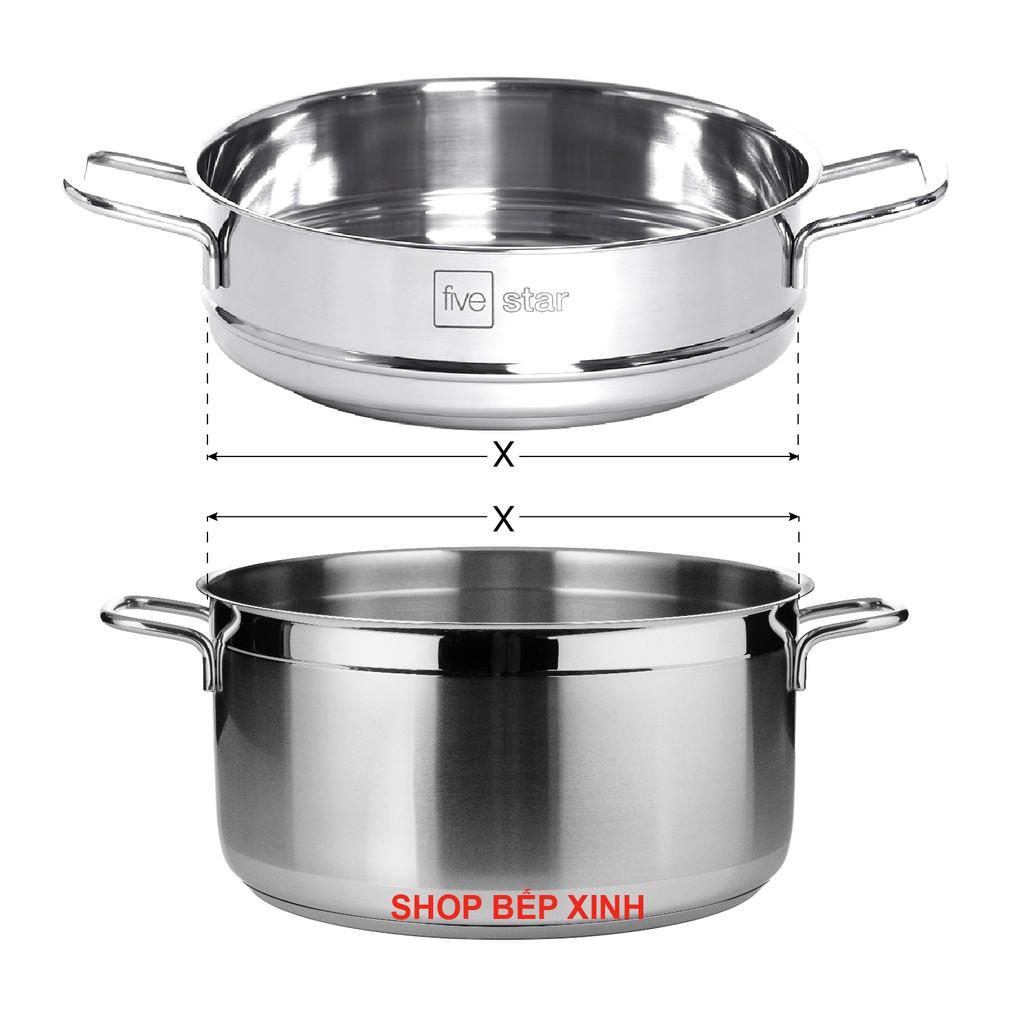 Xửng hấp cao cấp Fivestar standard không nắp tặng 1 muỗng canh ( 24cm / 26cm / 28cm / 30cm / 32cm )