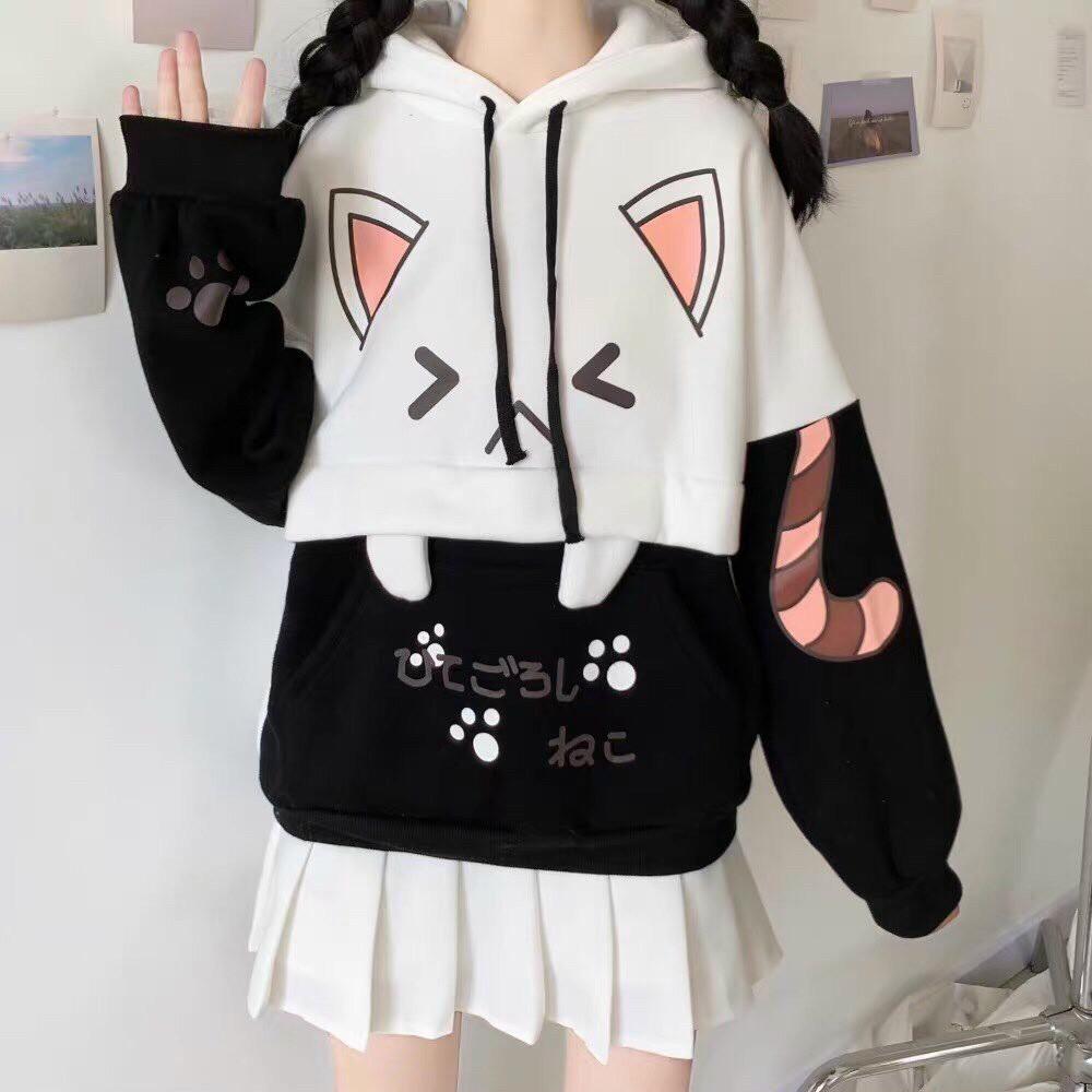 ÁO HOODIES FOM TO Y HÌNH MỚI NHẤT 2021 GIÀNH CHO CÁC BẠM NỮ XINH XẮN KHÁNH AN FASHION