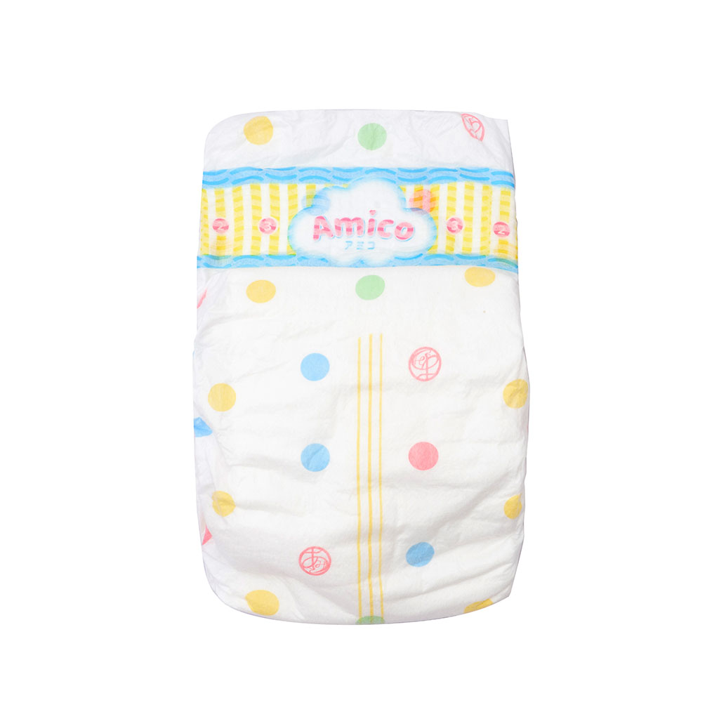 Bỉm - Tã dán Amico size S 82+ 6 miếng (Cho bé 4 - 8 kg)