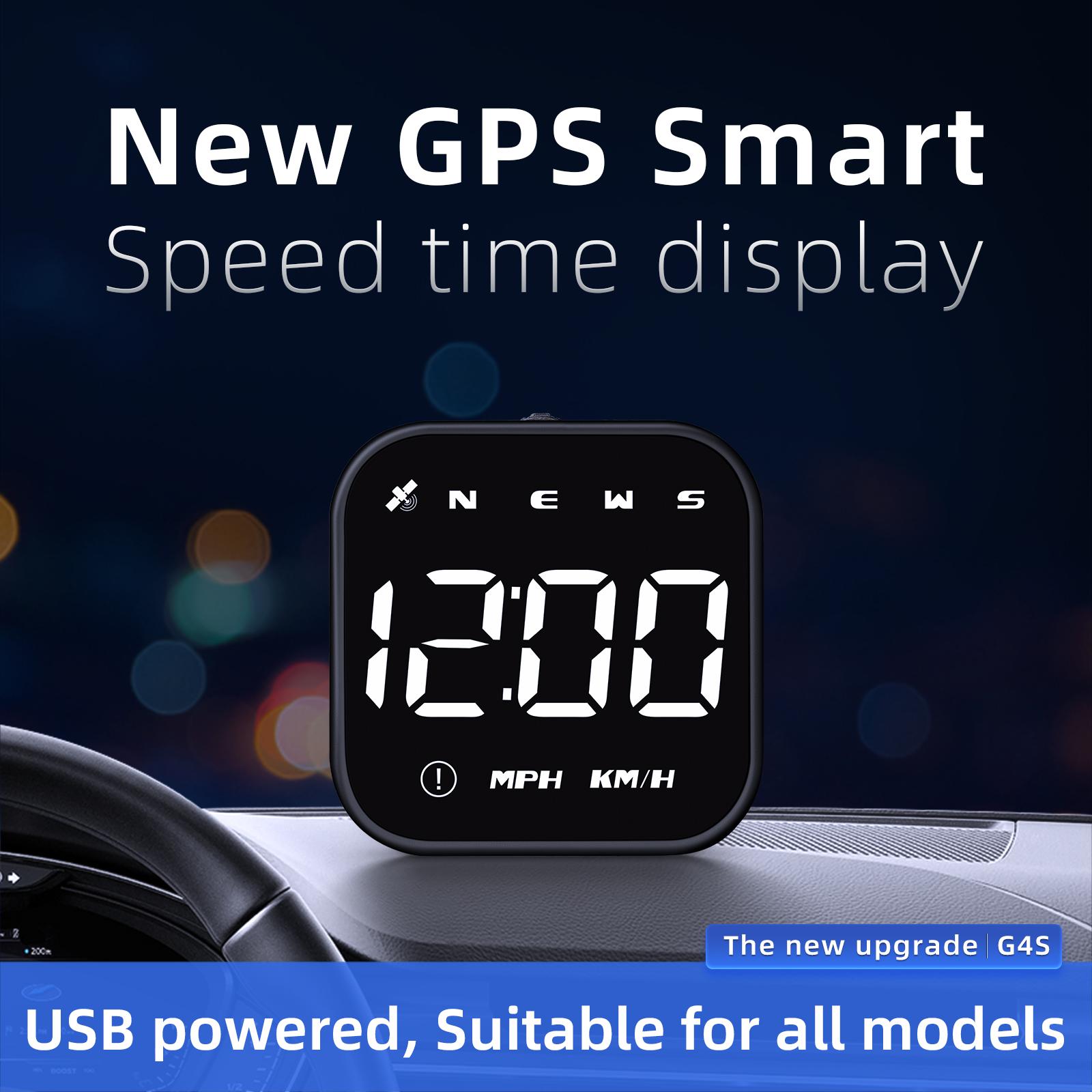GPS Speedometer Heads up Display Driving Direction Time Display Overspeed Alarm Fatigue Driving Alarm