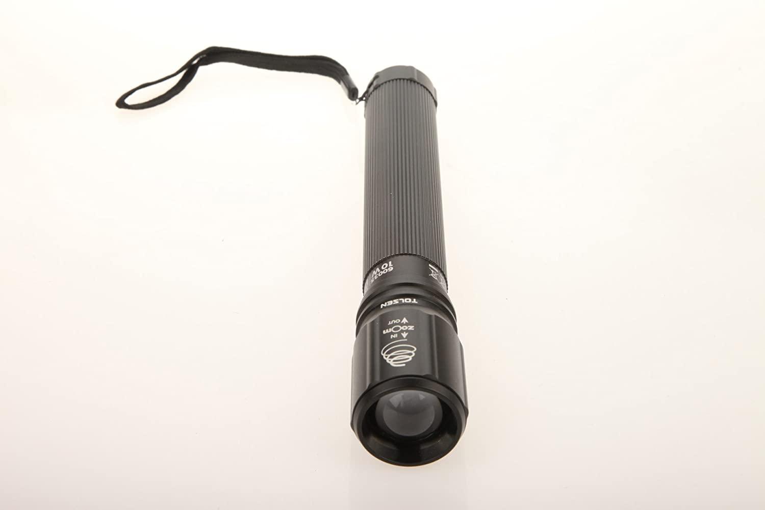 ĐÈN PIN PHÓNG TO, 10W DÙNG PIN TOLSEN 60035 - HÀNH CHÍNH HÃNG