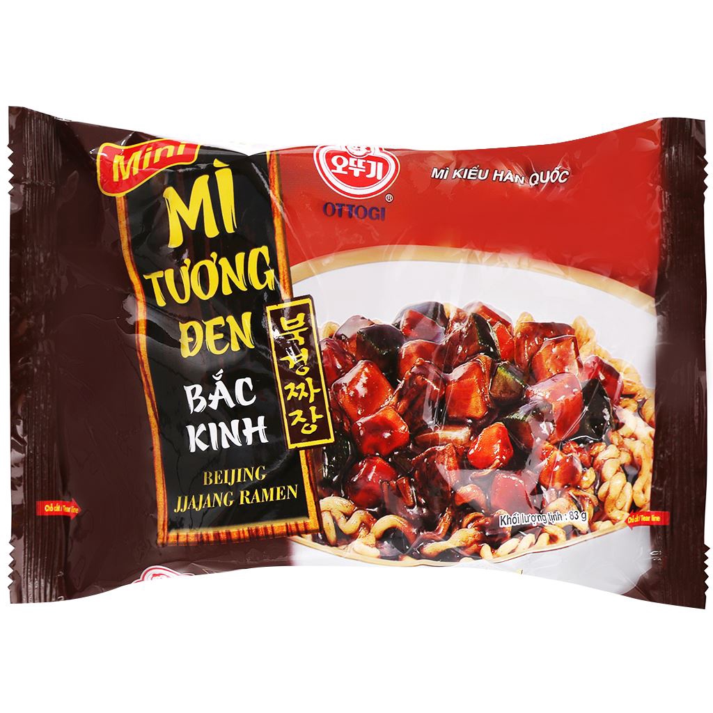 [THÙNG 30 GÓI] Mì Tương Đen Bắc Kinh Ottogi 83g