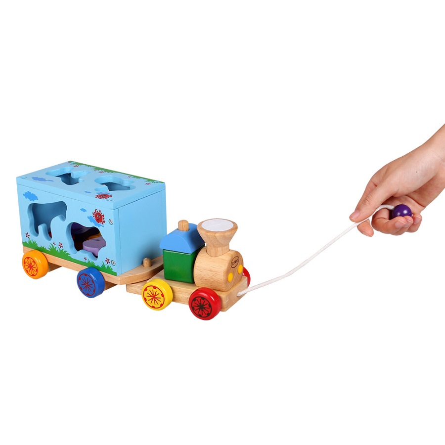 Đồ Chơi Gỗ Winwintoys - Xe Lửa Chở Thú 65272