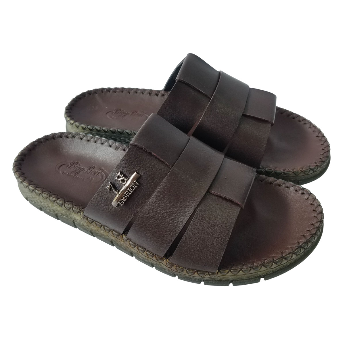 Dép Nam Quai Ngang Da Bò BIGGBEN DN363