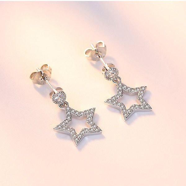 Bông tai s925 nạm đá zircon sáng lung linh BHBT186
