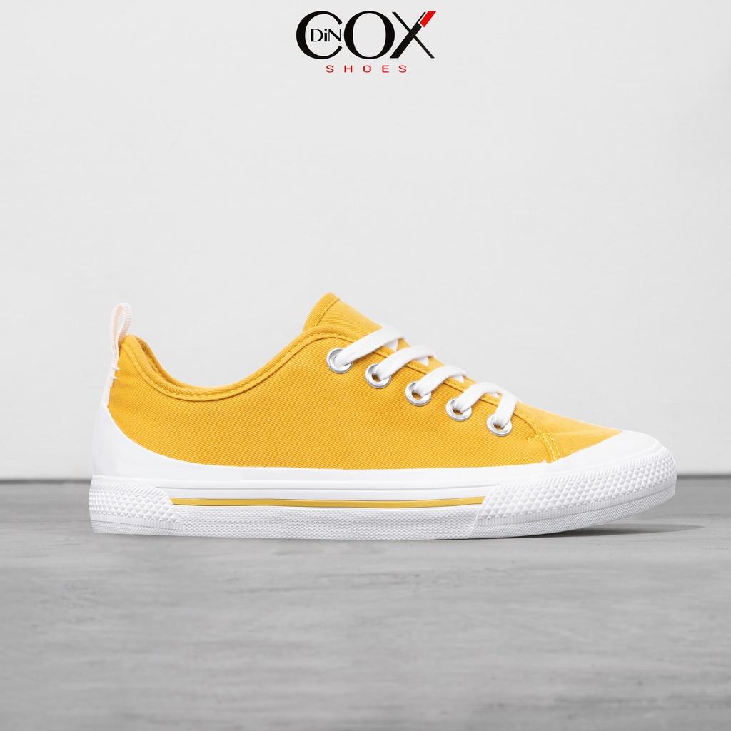Giày Sneaker Nữ Dincox/Coxshoes C20 Yellow Sang Trọng Đơn Giản - Yellow