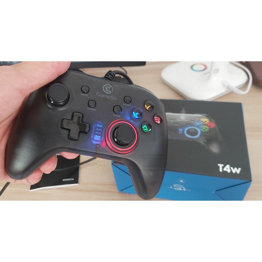 Tay cầm chơi game Gamesir G3w/ T4w - Rung mạnh - Có đèn LED