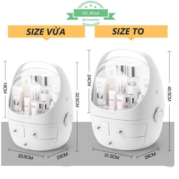Hộp Đựng Mỹ Phẩm, Đồ Trang Điểm Có Ngăn Kéo Tiện Lợi Siêu Xinh-HMP04