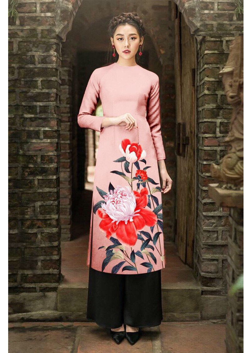 Set Áo Dài Cách Tân Kèm Quần - KT2410