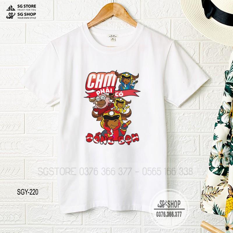 Áo Tết nhóm - Mẫu Tân Sửu 2021 - Thun cotton 4 chiều, Đủ size
