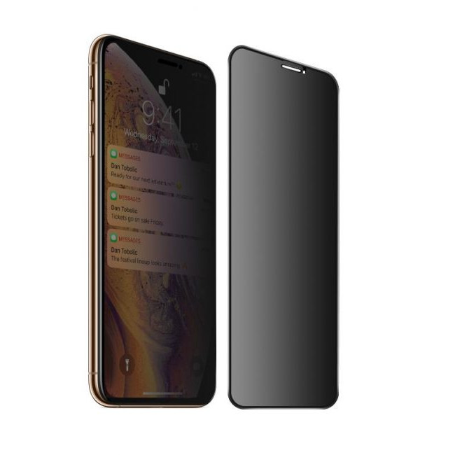 Dán Cường Lực Chống Nhìn Trộm Mipow Kingbull Hd (2.7d) Anti-Spy Privacy For Iphone 8plus/Xs/Xsmax - Hàng Chính Hãng