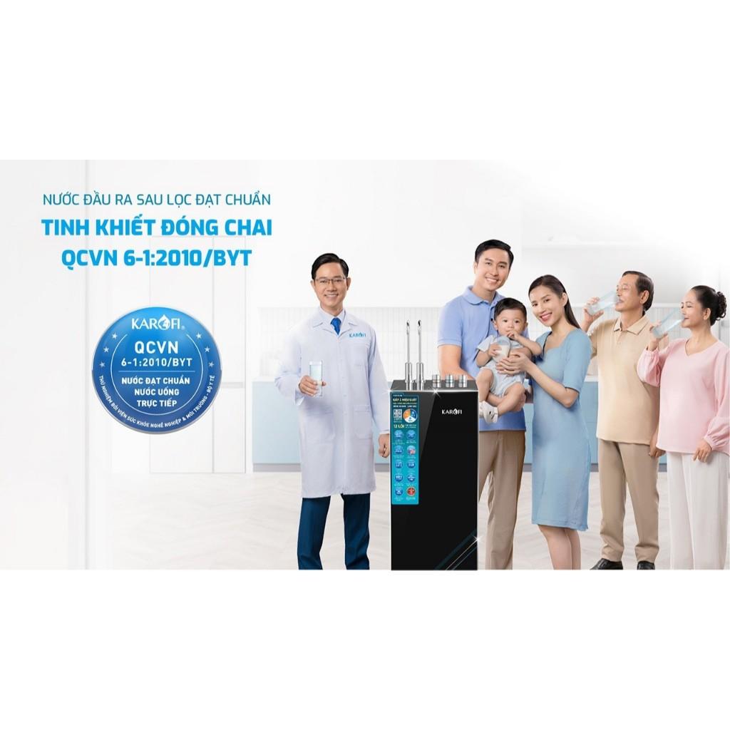 [ĐỘC QUYỀN ONLINE -TẶNG BỘ LÕI] Máy lọc nước Nóng Lạnh Karofi KAD-EC66 -12 lõi Smax,  GIÀU HYDRO-ION KIỀM KHOÁNG, BH36T - Hàng Chính Hãng