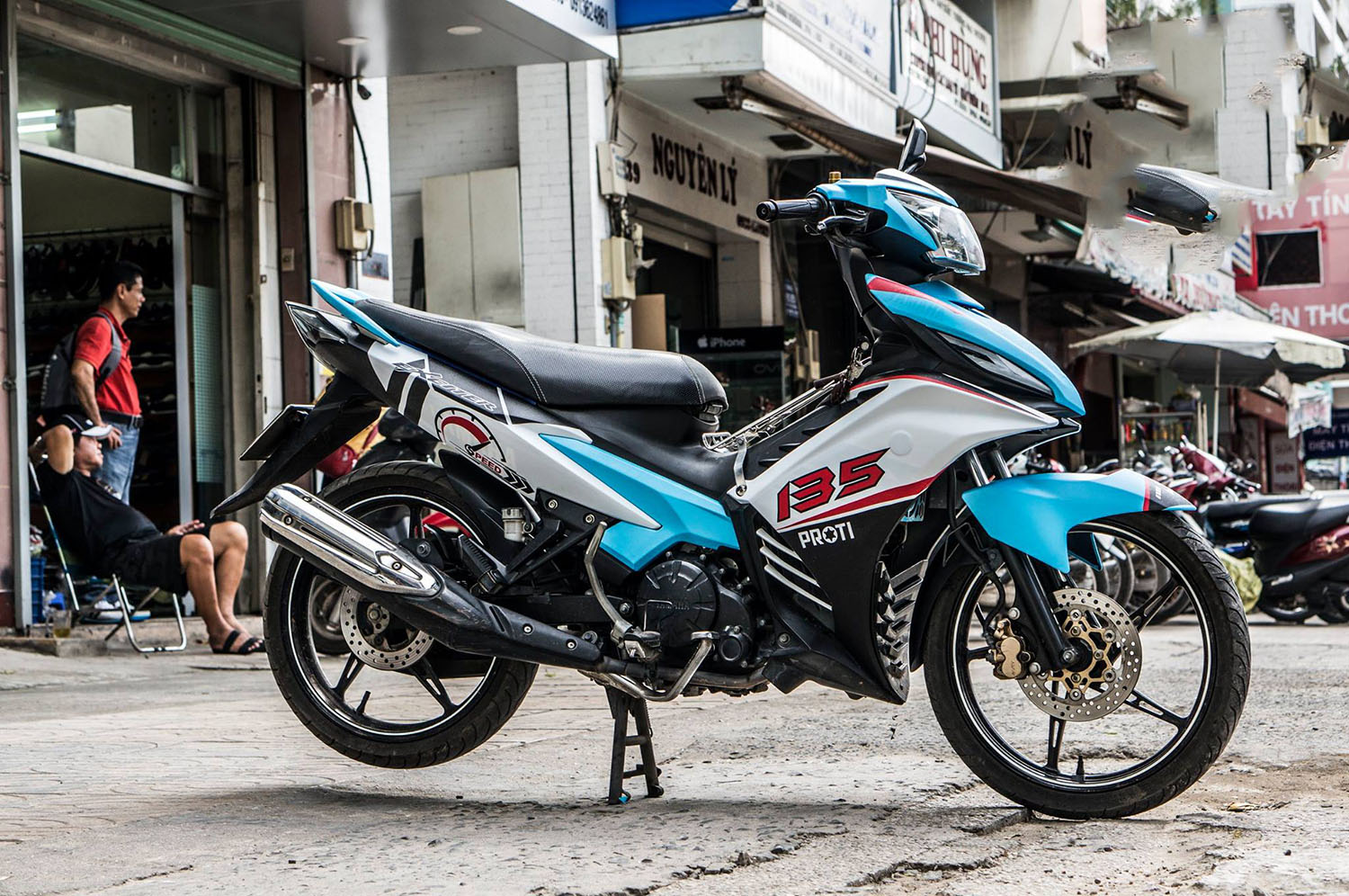 Tem trùm Exciter 135 Blue Proti