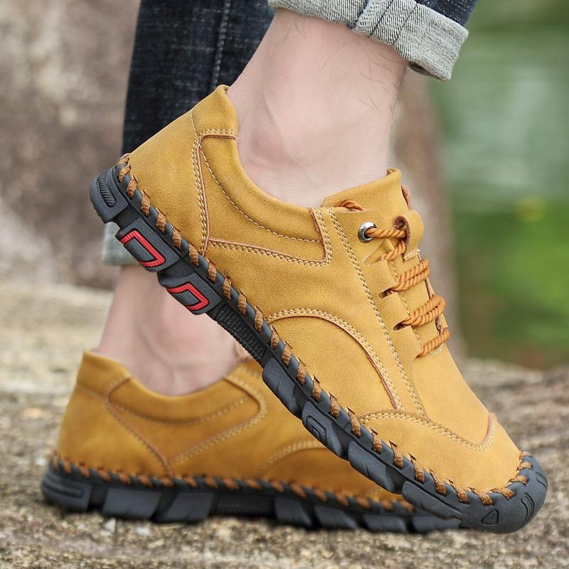 Giày Da Chạy Bộ Nam Chống Trượt Size 38-46