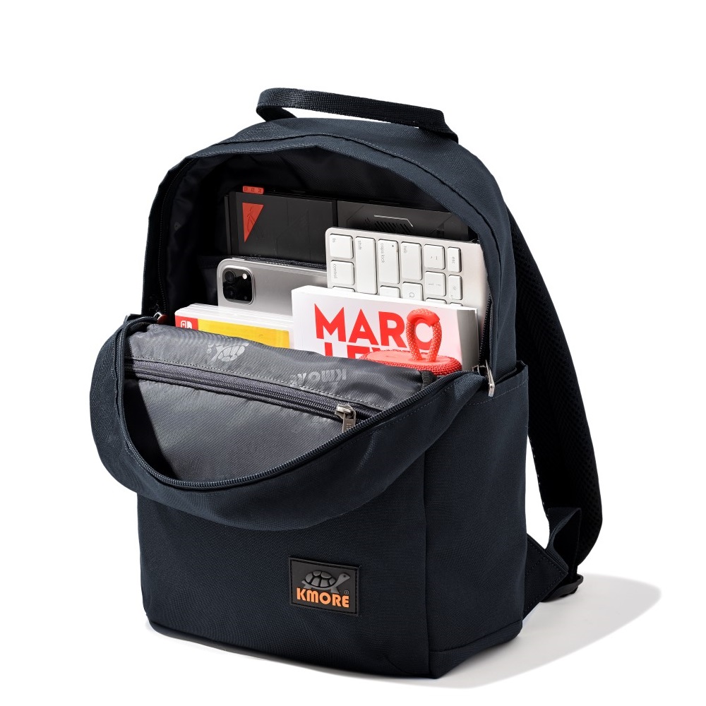 [CHÍNH HÃNG] Ba lô thời trang nam nữ unisex Kmore The Knox thiết kế nhỏ gọn, mỏng nhẹ có ngăn laptop 14 inch, chất liệu Polyester cao cấp, không chỉ bền bỉ mà còn chống thấm hiệu quả mang lại cảm giác chắc chắn và bảo vệ an toàn cho đồ dùng bên trong