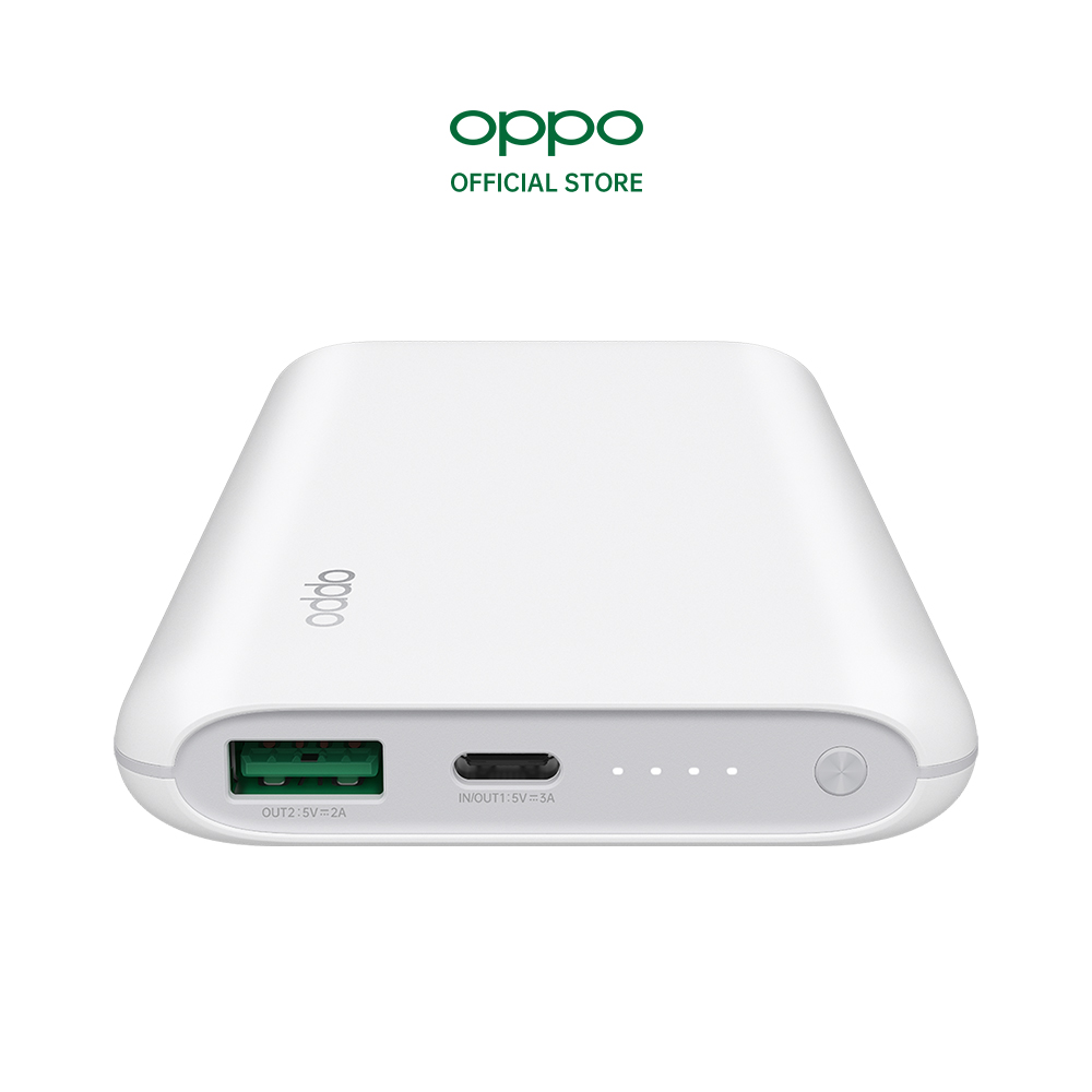 Pin Sạc Dự Phòng Siêu Nhanh OPPO Super VOOC 30W 10.000 mAh PBV02 | 1 USB Và 1 Type C | Hàng Chính Hãng