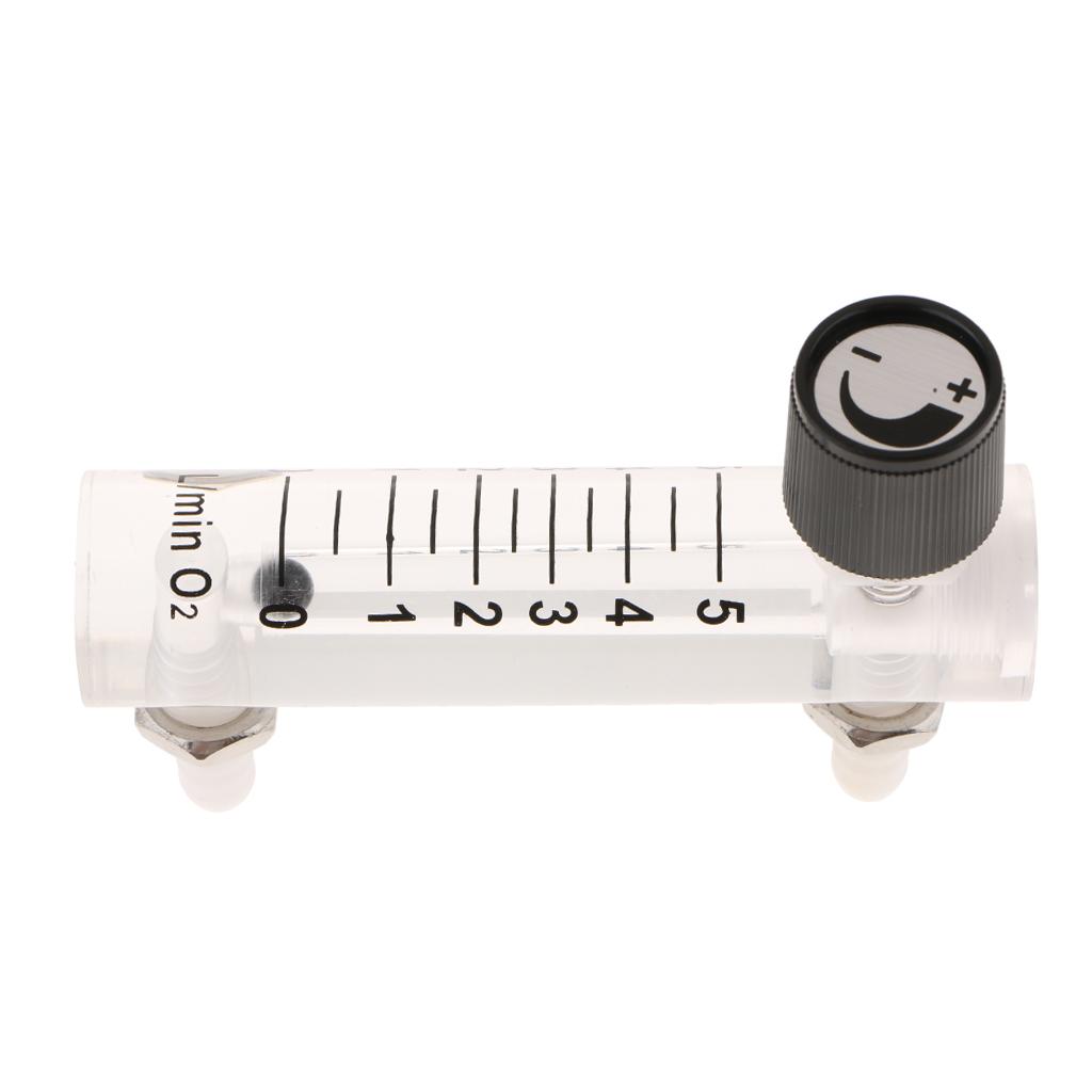 0-5LPM Oxy Acrylic Đo Lưu Lượng Dòng Chảy Nhanh Với Van Cho Không Khí, để Đo Khí Pha Không Xung Chảy