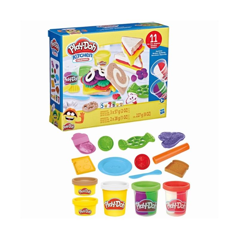 Đồ Chơi PLAYDOH Bộ Sandwitch Cầu Vồng F5746