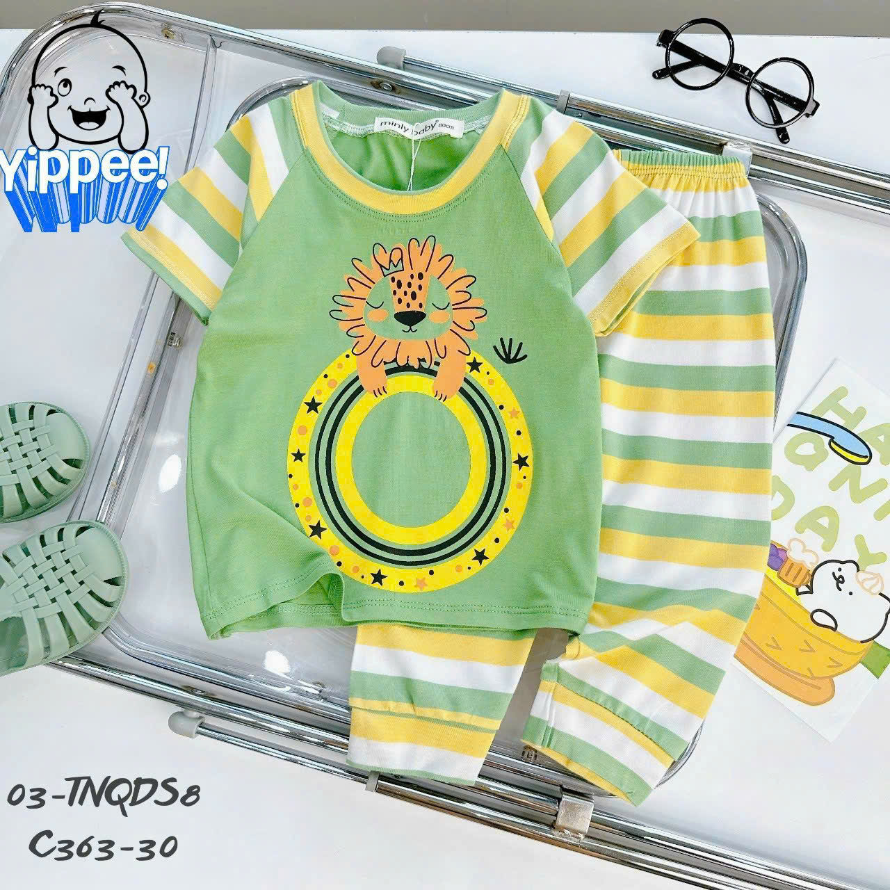 Đồ bộ cho bé, bộ áo ngắn tay quần dài cho bé size 5-28kg chất cotton mềm mát