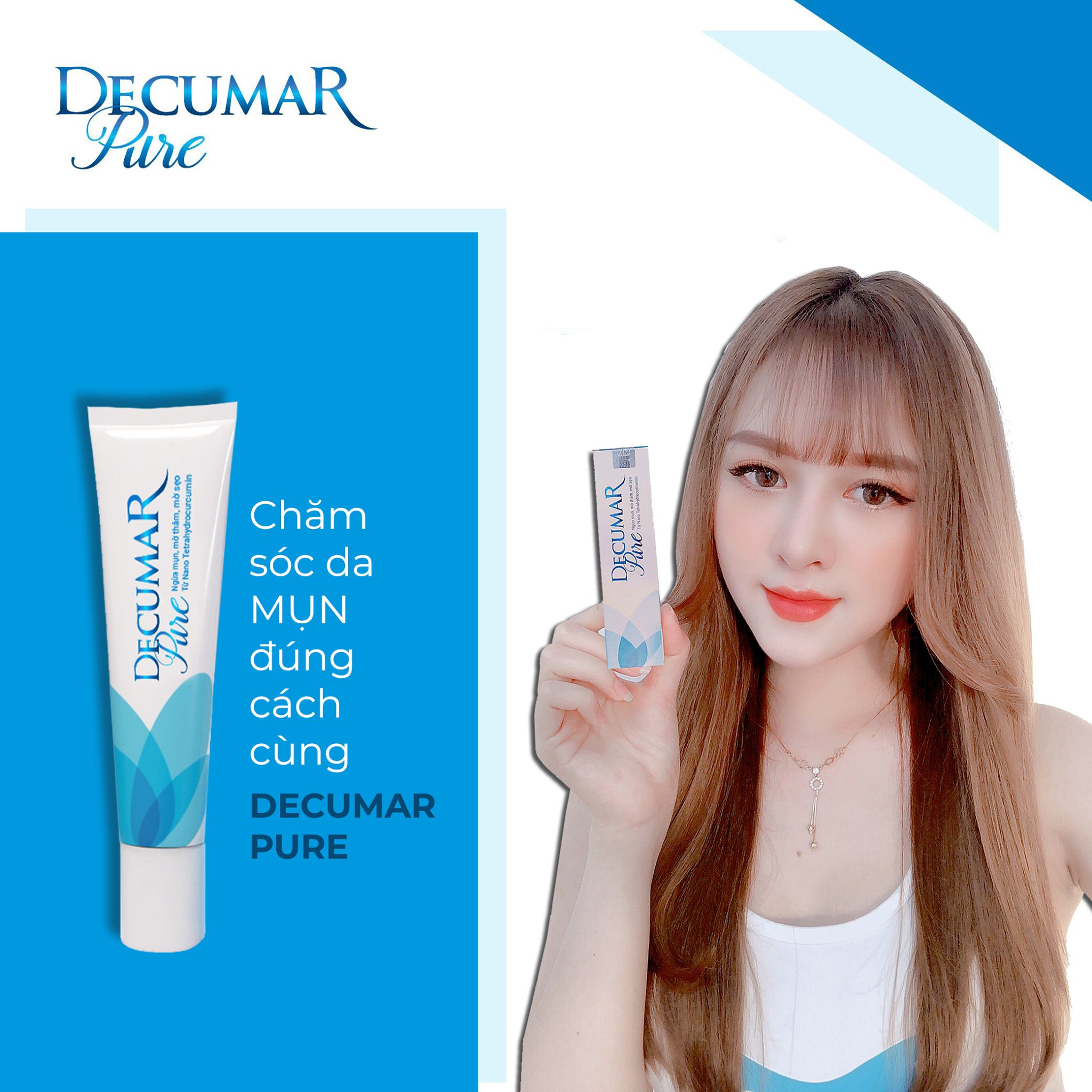 Gel ngăn ngừa mụn Decumar Pure