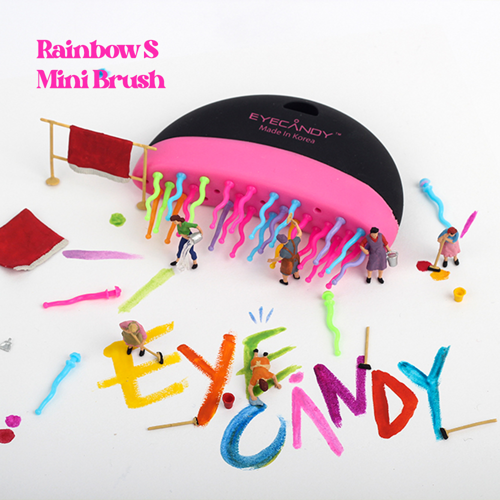 Lược Gỡ Rối Mini EyeCandy Rainbow Volume S