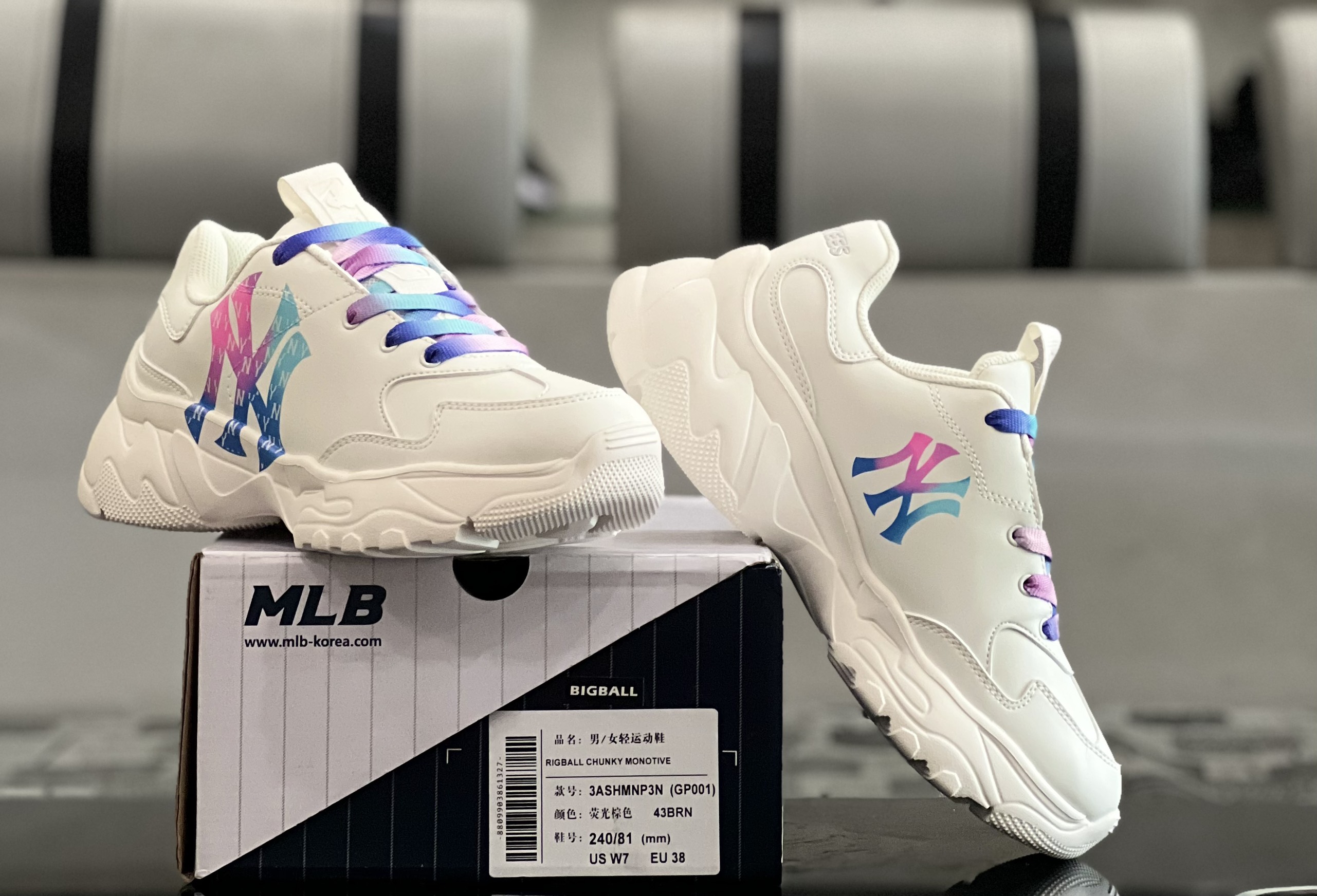 Giày sneaker Nữ - M.I.B Rigball Chun.ky Monotive / Size 36-39 fullbox