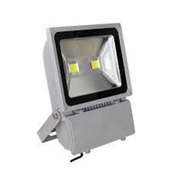Đèn pha Led ngoài trời 100W vỏ xám - Anh sáng Trắng/Vàng giá cực rẻ