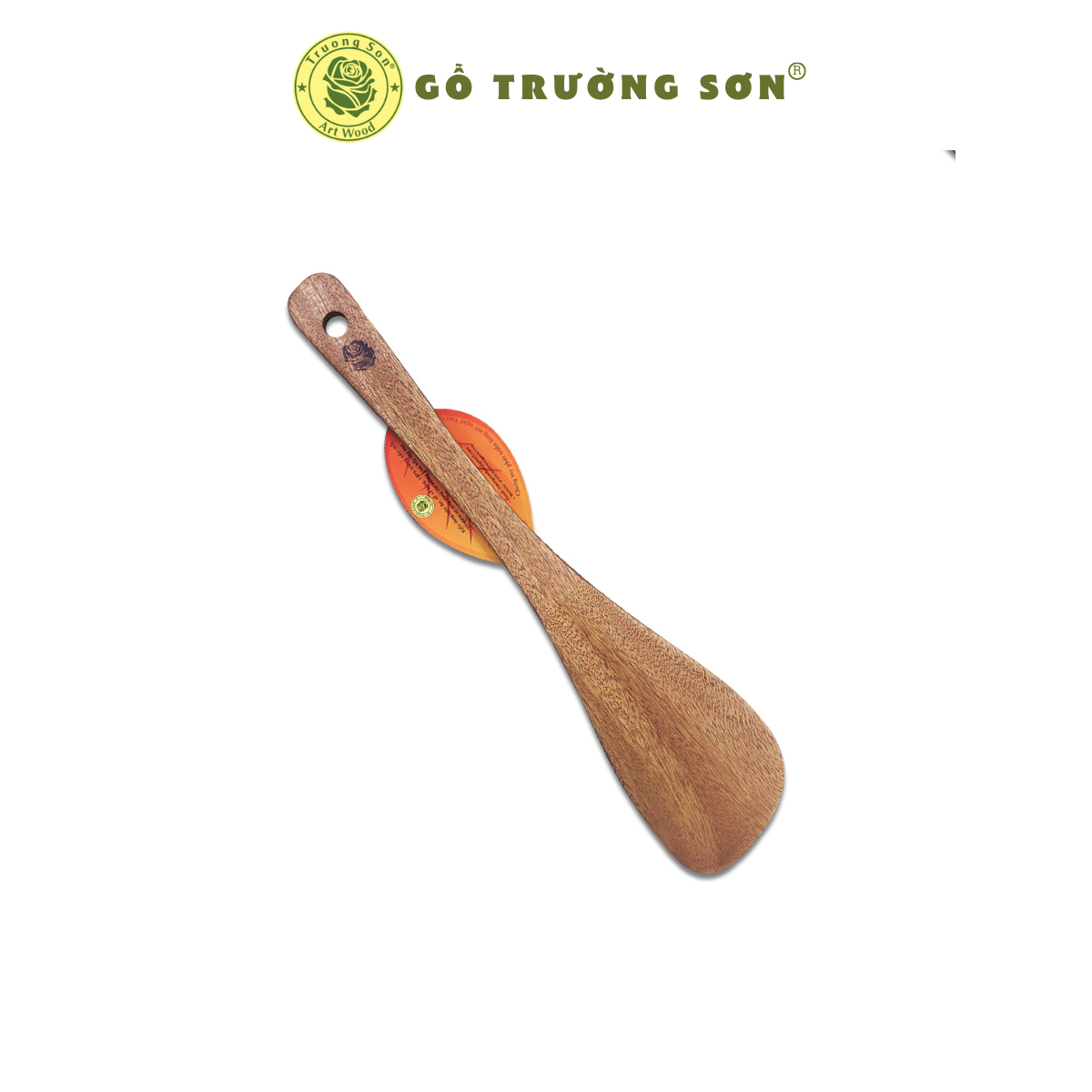 Vá Sạn Gỗ S9 Xà Cừ Đầu Dẹp Nhỏ ( 30 * 6.5 cm ) - Đồ Gỗ Nhà Bếp Thương Hiệu Trường Sơn