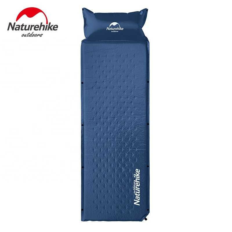 Đệm trekking tự bơm hơi có gối đầu Naturehike NH15Q002-D