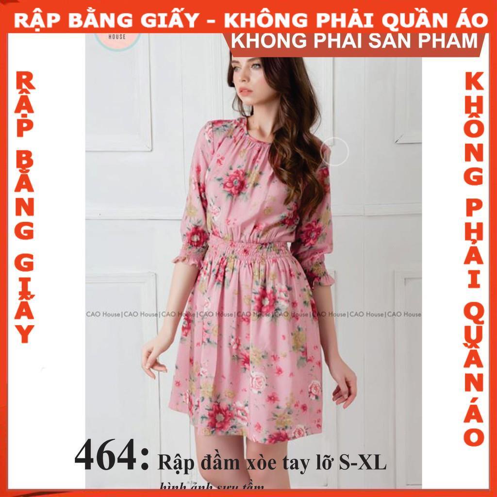 Rập giấy mã 464 (BẢN VẼ) rập đầm