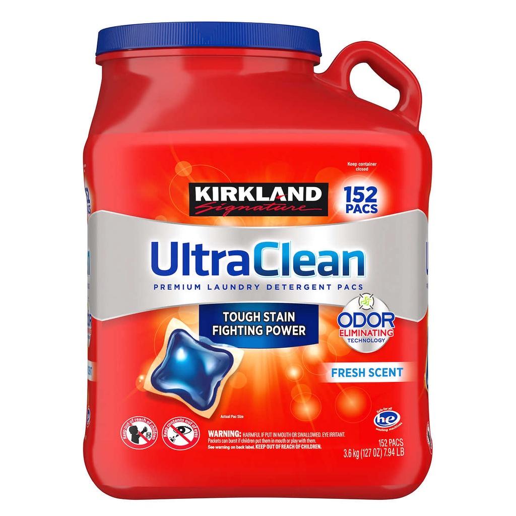 Viên giặt quần áo Kirkland Signature Ultra Clean 152 Pacs