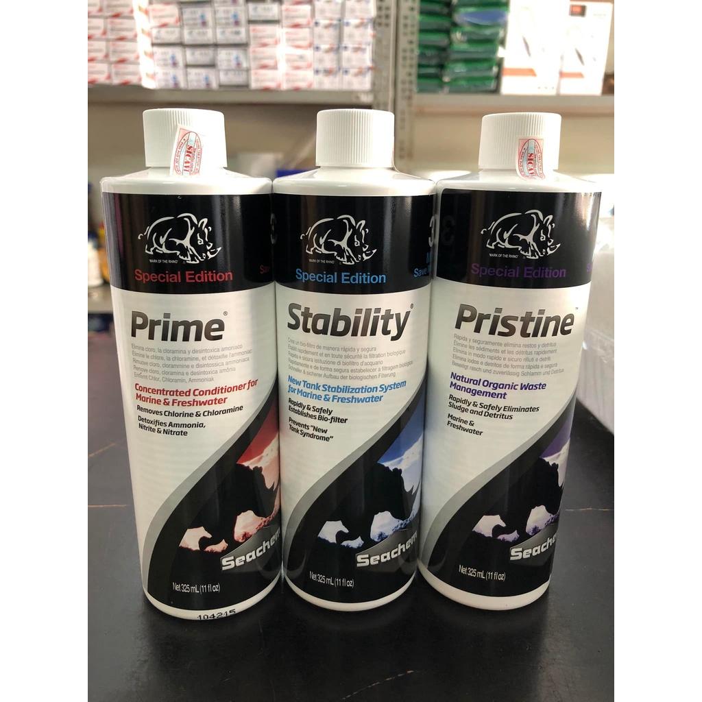 Stability-Prime-Pristine (Bản đặc biệt thêm 30%) - Vi sinh Seachem -Xử lý nước-phân hủy mùn bã hữu cơ-phụ kiện thủy sinh