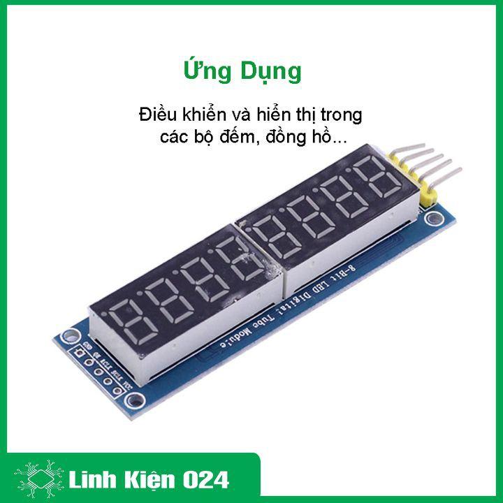 Module led 7 thanh 8 số HC595