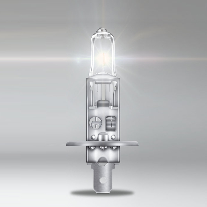 Bóng đèn halogen tăng sáng 100% OSRAM NIGHT BREAKER SILVER H1 12v 55w (Hộp giấy 1 cái)