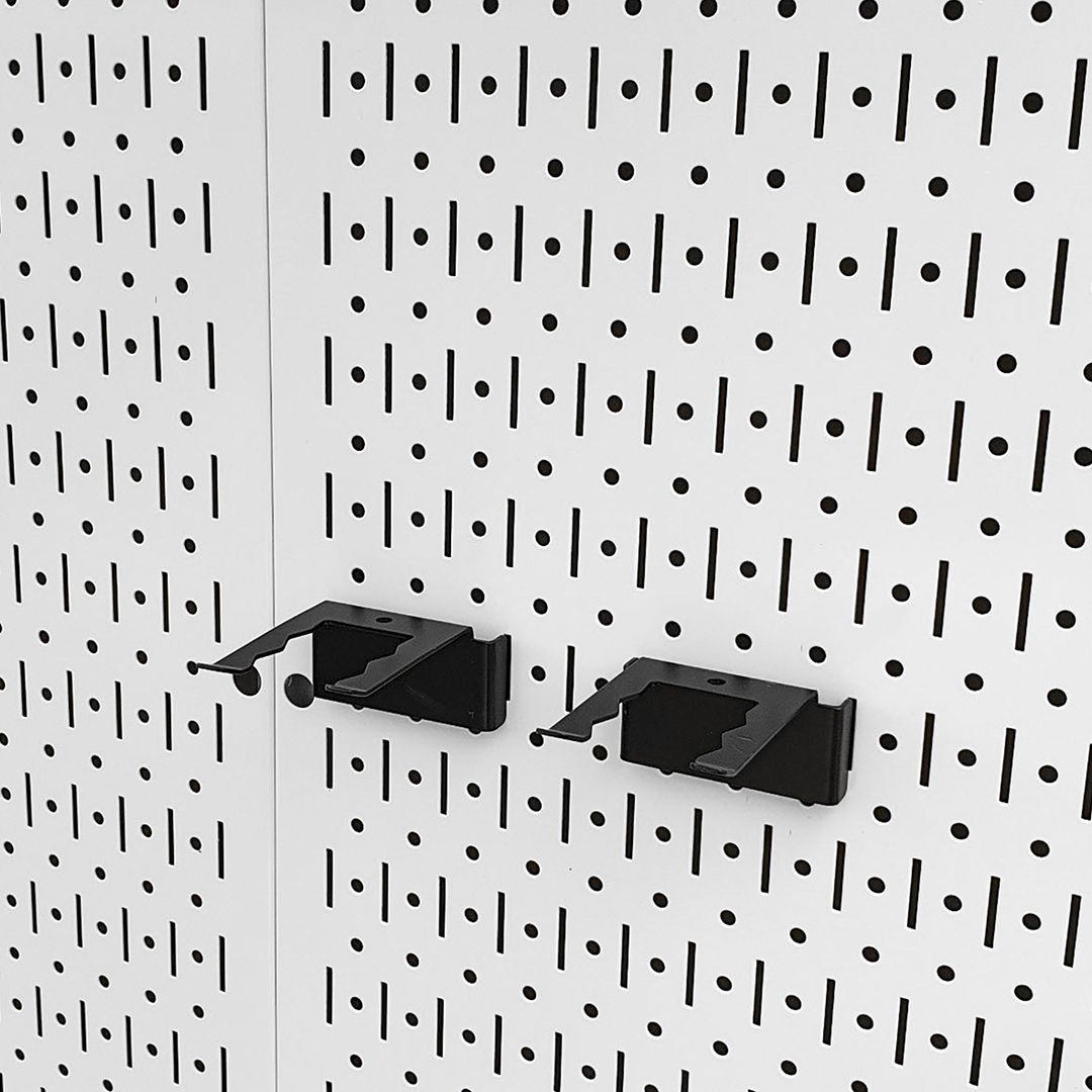 Bộ 2 Móc Dụng Cụ Đỡ U Sóng Pegboard - Móc Treo Đồ Nghề Sử Dụng Với Bảng Treo Dụng Cụ Sửa Chữa Pegboard Cơ Khí SMLIFE