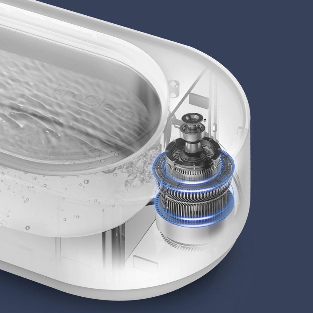 Máy vệ sinh sóng âm Youpin Eraclean máy vệ sinh chuyên nghiệp tần suất 45000HZ dễ dàng vệ sinh mắt kính, trang sức, cọ trang điểm