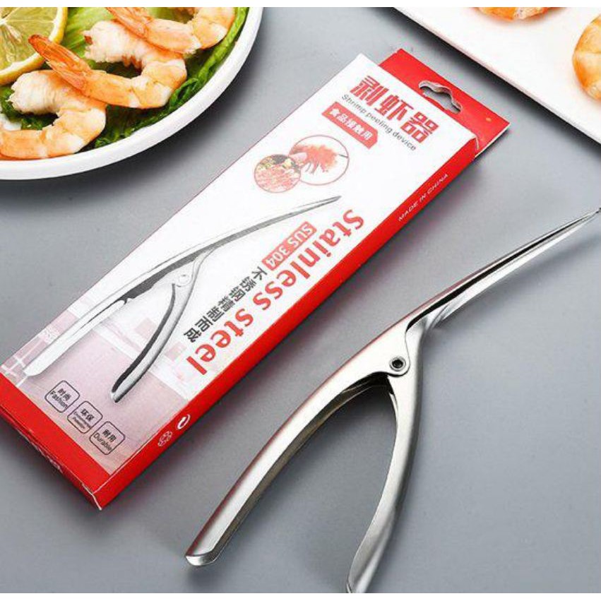 Dụng cụ tách vỏ tôm - Kẹp lột vỏ hải sản - Dụng cụ lọt vỏ tôm siêu nhanh - Dụng cụ rút chỉ tôm - HENRYSA