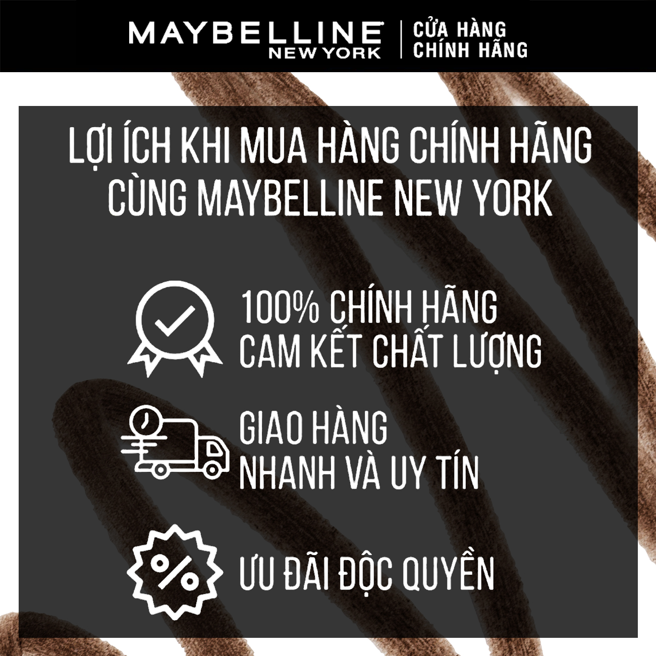 Chì Kẻ Mày 36H Lâu Trôi, Kháng Nước, Dễ Kẻ, Chuẩn Màu Tattoo Brow Maybelline New York Pigmented Pencil 0.25g