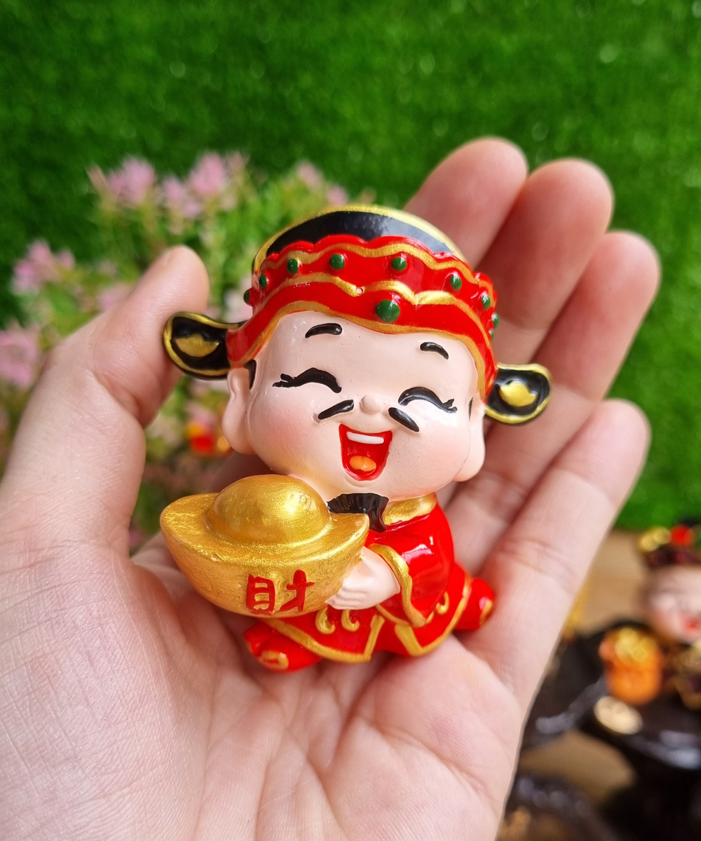 Bộ Ngũ Tài 6cm cao cấp kèm chân đế Tài Lộc Phát thuần Việt