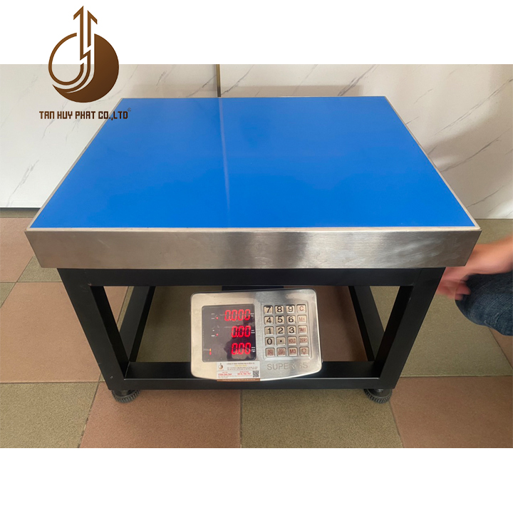 Cân Điện Tử Tính Tiền JPS - Mặt Bàn Cân 500x600MM - Đầu Chống Nước