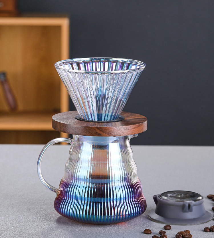 Bộ Pha Cà Phê Giấy Lọc Pour Over V60 Thể Tích 500ml