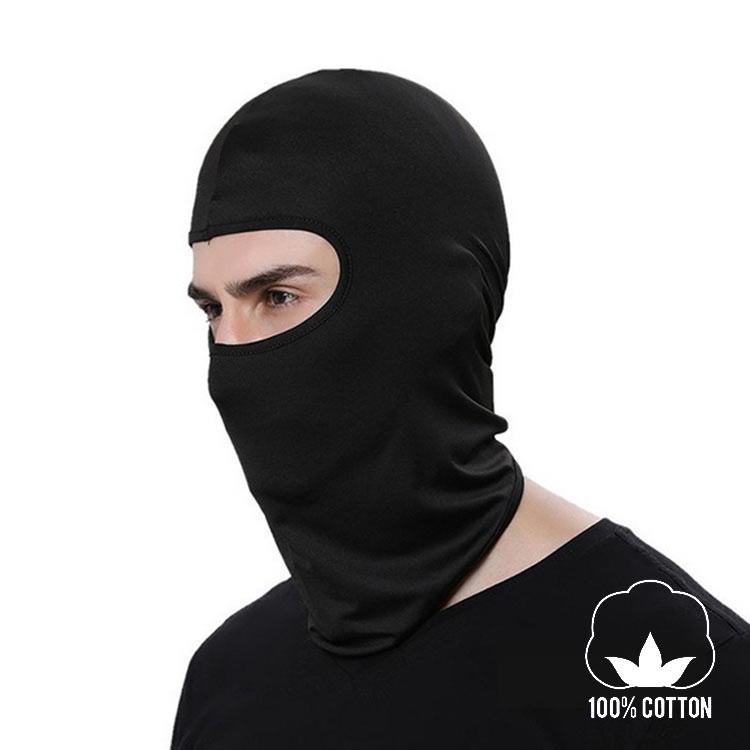 Khăn trùm che mặt Ninja chống nắng đi phượt cotton đội nón 3/4 fullface