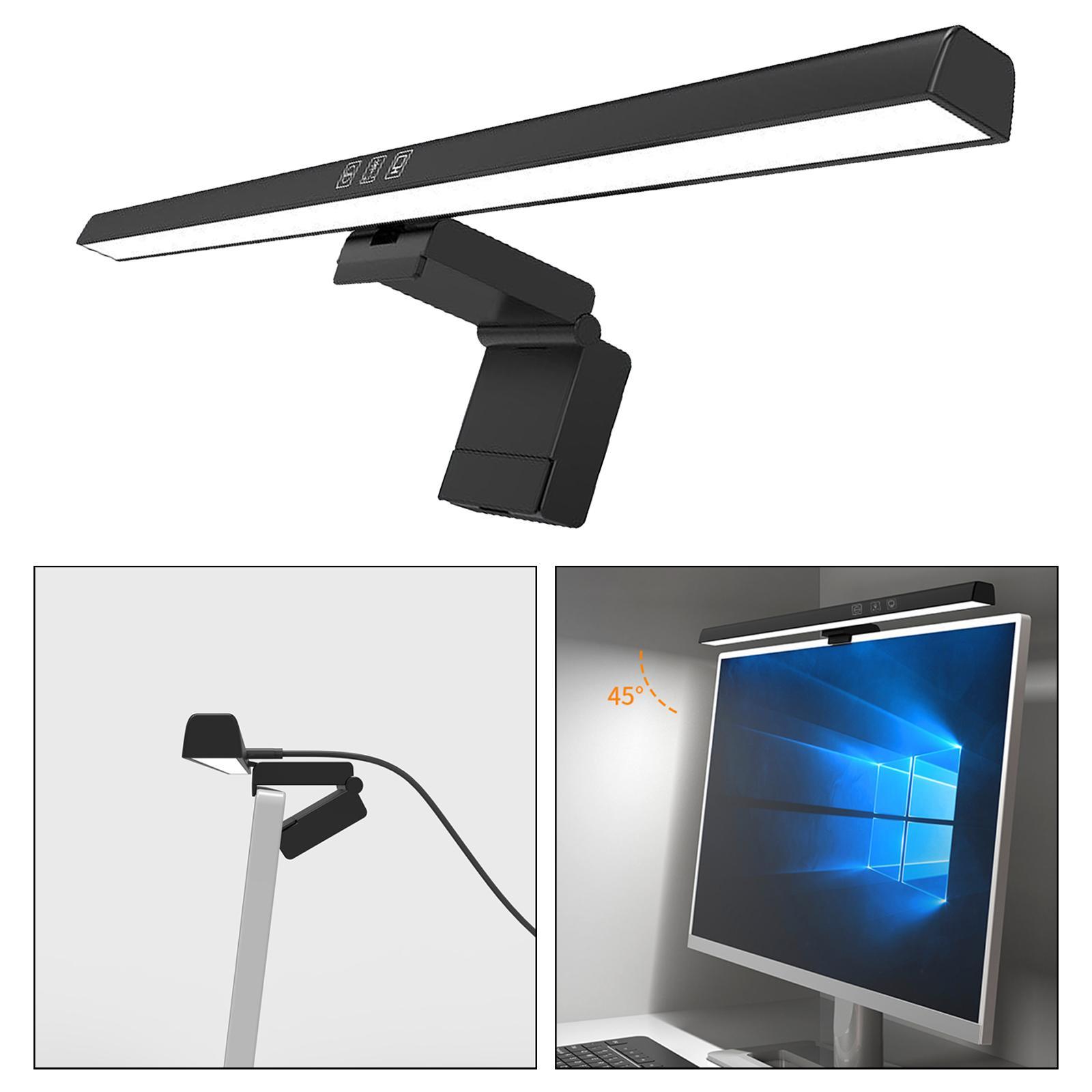 Computer Monitor Light Bar Reading LED Task Lamp Black