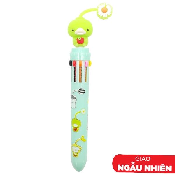 Bút Bi 10 Màu Hình Thú BB015 (Mẫu Màu Giao Ngẫu Nhiên)