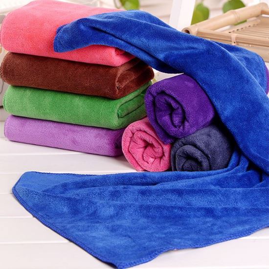 Khăn siêu thấm chuyên dụng cho tiệm tóc 34 x 75 giao mẫu ngẫu nhiên