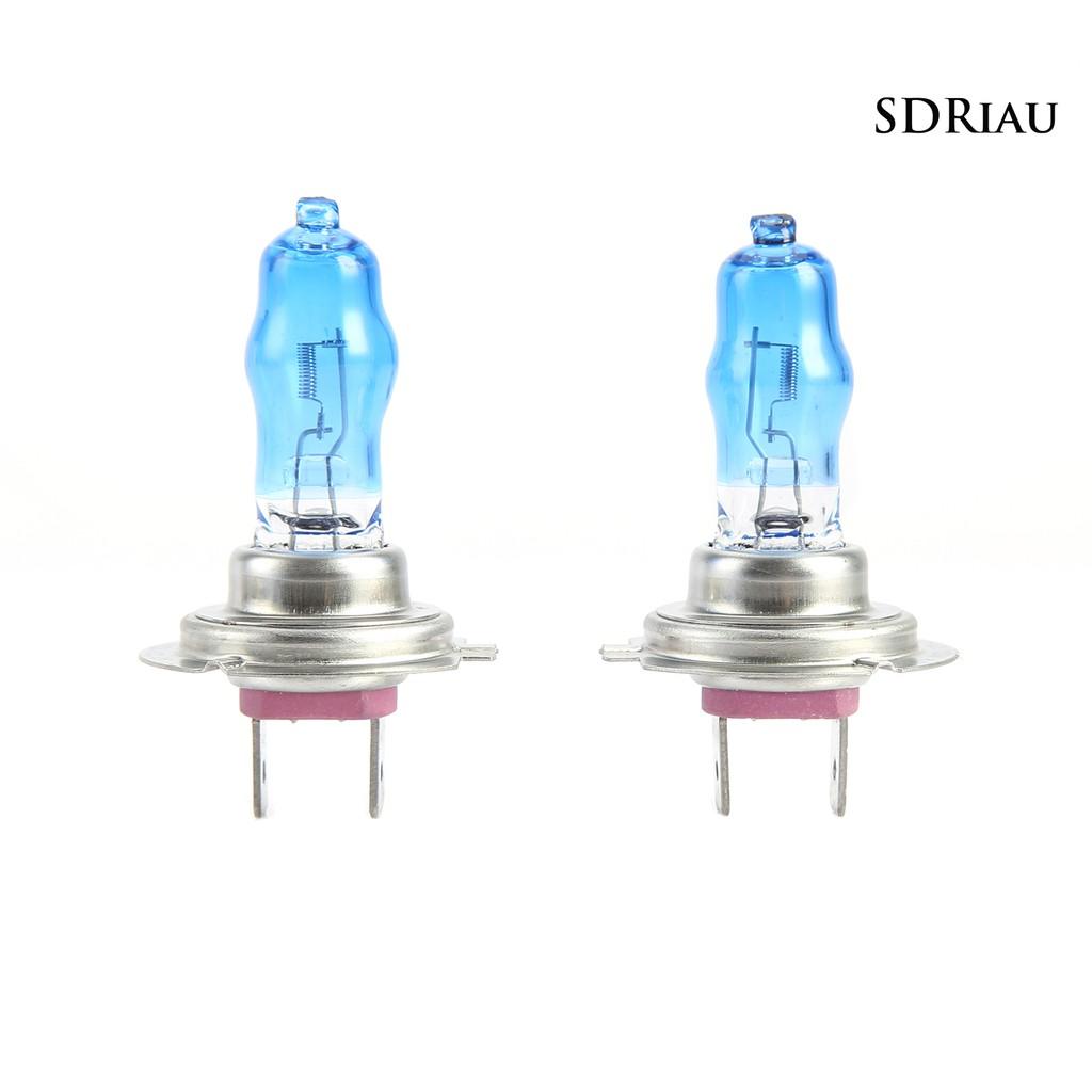 Set 2 Đèn Pha H7 12v 100w 6000k Ánh Sáng Trắng Dành Cho Ô Tô / Xe Tải