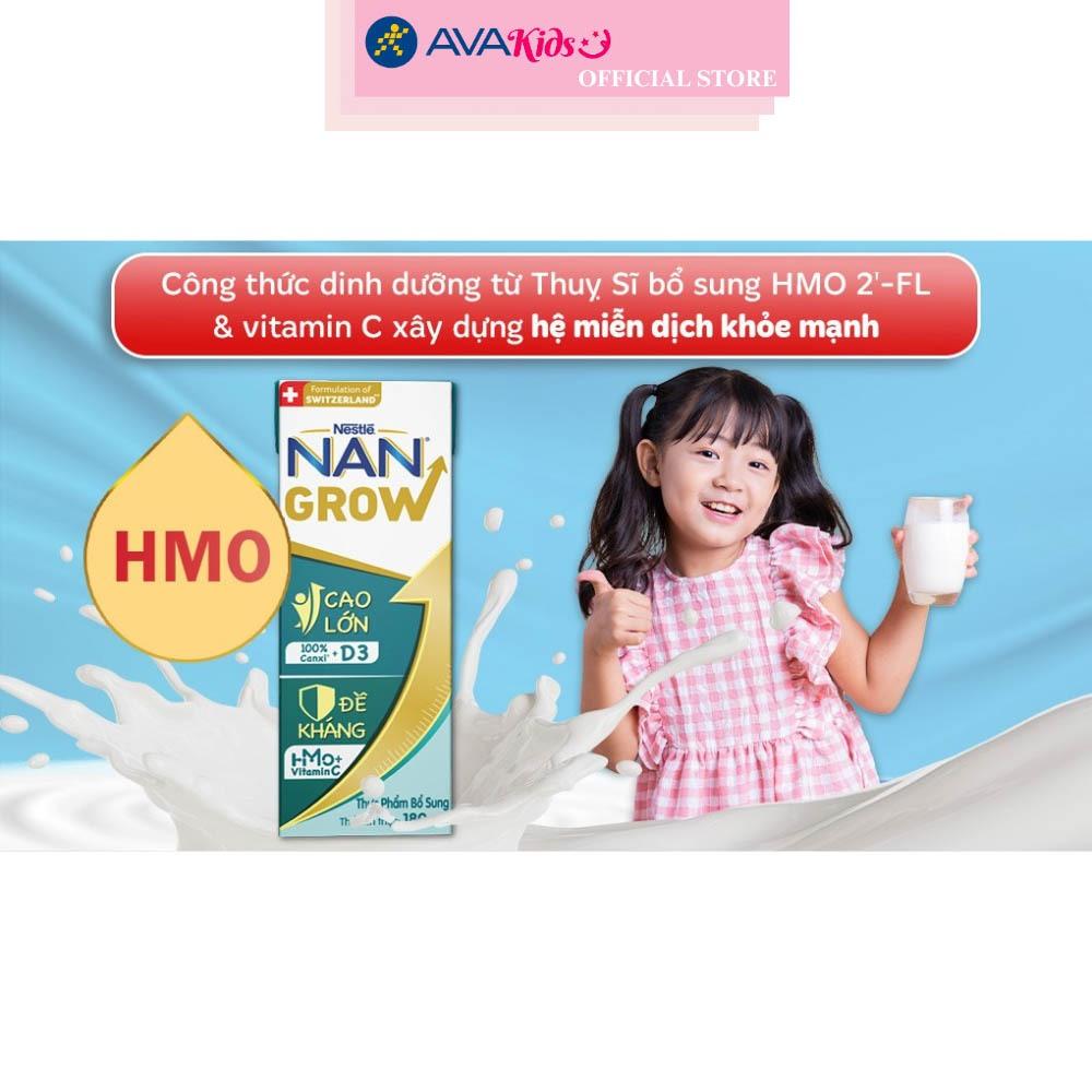 Lốc 4 hộp sữa pha sẵn Nestlé NAN Grow 180 ml (từ 1 tuổi)