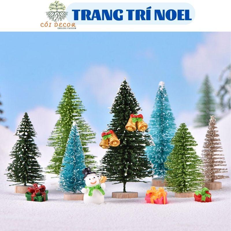 Đồ trang trí Noel mini để bàn, làm quà tặng, DIY,