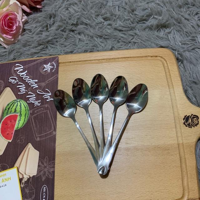 Muỗng inox tròn dày
